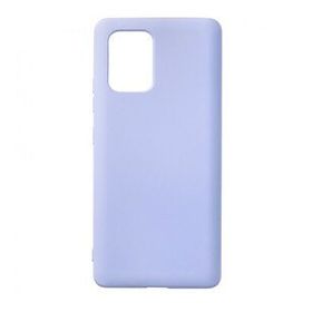 BSSM Samsung Galaxy A91 S10 Lite Nano İçi Kadife Silikon Lila Kılıf