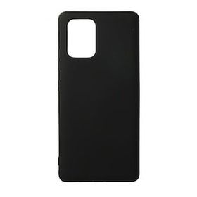 BSSM Samsung Galaxy A91 S10 Lite Nano İçi Kadife Silikon Siyah Kılıf