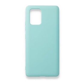 BSSM Samsung Galaxy A91 S10 Lite Nano İçi Kadife Silikon Turkuaz Kılıf