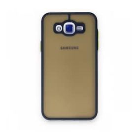 BSSM Samsung Galaxy J7 Montreal Silikon Kapak - Lacivert Kılıf