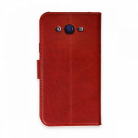 BSSM Samsung Galaxy J7 Trend S Plus Kapaklı Kırmızı Kılıf