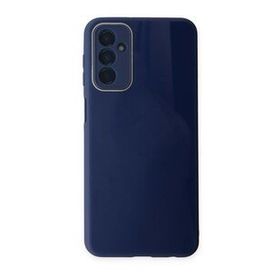 BSSM Samsung Galaxy M23 Glass Kapak Lacivert Kılıf
