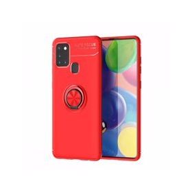BSSM Samsung Galaxy M31 Range Yüzüklü Kırmızı Silikon Kılıf