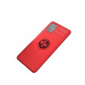 BSSM Samsung Galaxy M31S Range Yüzüklü Kırmızı Silikon Kılıf