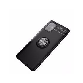 BSSM Samsung Galaxy M31S Range Yüzüklü Silikon Siyah Kılıf