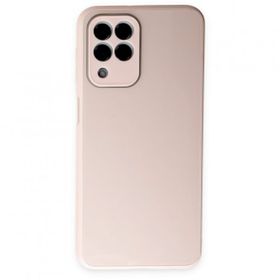 BSSM Samsung Galaxy M33 Glass Kapak Pembe Kılıf