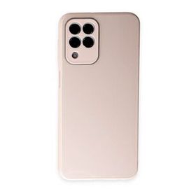 BSSM Samsung Galaxy M33 Glass Kapak Pembe Kılıf