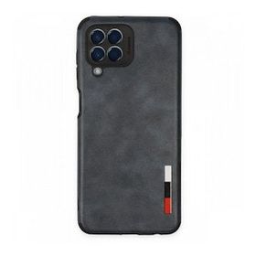 BSSM Samsung Galaxy M33 Loop Deri Silikon Lacivert Kılıf