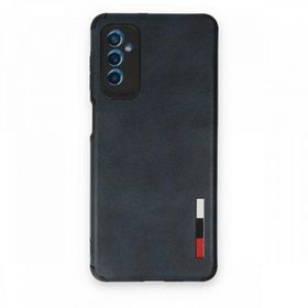 BSSM Samsung Galaxy M52 5G Loop Deri Silikon Lacivert Kılıf