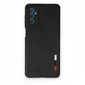 BSSM Samsung Galaxy M52 5G Loop Deri Silikon Siyah Kılıf