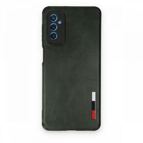 BSSM Samsung Galaxy M52 5G Loop Deri Silikon Yeşil Kılıf