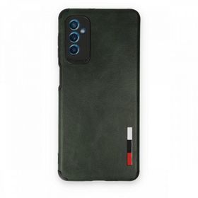 BSSM Samsung Galaxy M52 5G Loop Deri Silikon Yeşil Kılıf