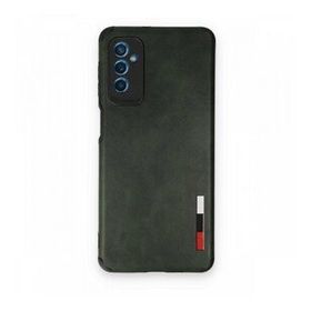 BSSM Samsung Galaxy M52 5G Loop Deri Silikon Yeşil Kılıf
