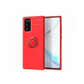 BSSM Samsung Galaxy Note 20 Range Yüzüklü Silikon Kırmızı Kılıf