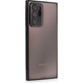 BSSM Samsung Galaxy Note 20 Ultra Razer Lensli Silikon Siyah Kılıf