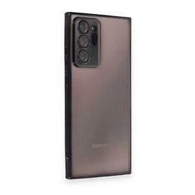 BSSM Samsung Galaxy Note 20 Ultra Razer Lensli Silikon Siyah Kılıf