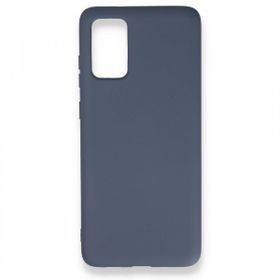 BSSM Samsung Galaxy S20 Plus Nano içi Kadife Silikon Gri Kılıf