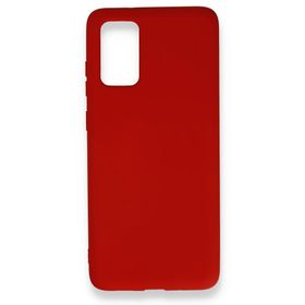 BSSM Samsung Galaxy S20 Plus Nano içi Kadife Silikon Kırmızı Kılıf