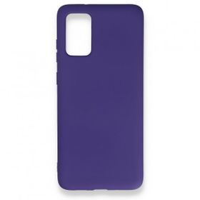 BSSM Samsung Galaxy S20 Plus Nano İçi Kadife Silikon Mor Kılıf