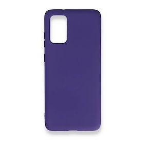 BSSM Samsung Galaxy S20 Plus Nano İçi Kadife Silikon Mor Kılıf