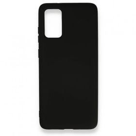 BSSM Samsung Galaxy S20 Plus Nano İçi Kadife Silikon Siyah Kılıf