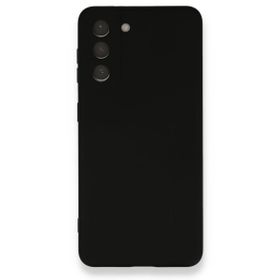 BSSM Samsung Galaxy S21 FE Nano İçi Kadife Silikon Siyah Kılıf