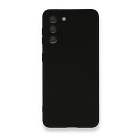 BSSM Samsung Galaxy S21 FE Nano İçi Kadife Silikon Siyah Kılıf
