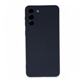 BSSM Samsung Galaxy S21 Plus Nano İçi Kadife Silikon Lacivert Kılıf
