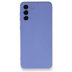 BSSM Samsung Galaxy S21 Plus Nano İçi Kadife Silikon Lila Kılıf