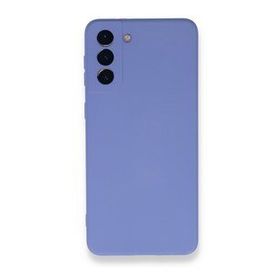 BSSM Samsung Galaxy S21 Plus Nano İçi Kadife Silikon Lila Kılıf
