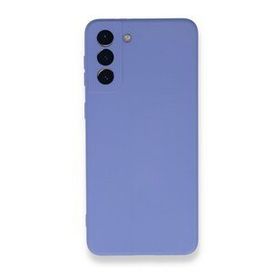 BSSM Samsung Galaxy S21 Plus Nano İçi Kadife Silikon Lila Kılıf