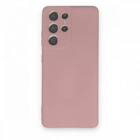 BSSM Samsung Galaxy S21 Ultra Nano İçi Kadife Silikon Pudra Kılıf