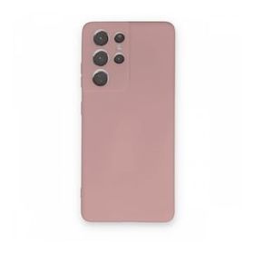 BSSM Samsung Galaxy S21 Ultra Nano İçi Kadife Silikon Pudra Kılıf
