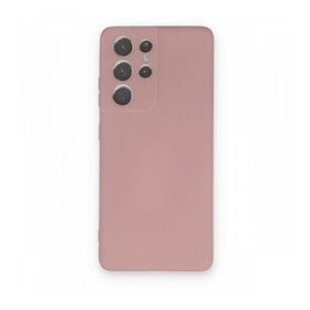 BSSM Samsung Galaxy S21 Ultra Nano İçi Kadife Silikon Pudra Kılıf