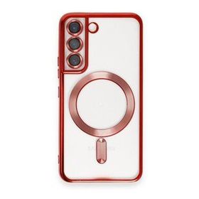 BSSM Samsung Galaxy S22 Kross Magneticsafe Kapak Kırmızı Kılıf