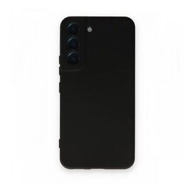 BSSM Samsung Galaxy S22 Nano İçi Kadife Silikon Siyah Kılıf