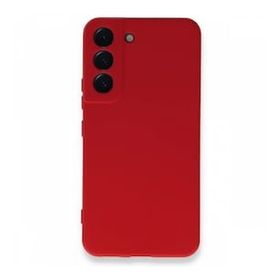 BSSM Samsung Galaxy S22 Plus Nano İçi Kadife Silikon Kırmızı Kılıf