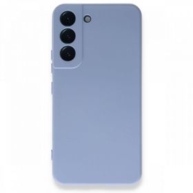 BSSM Samsung Galaxy S22 Plus Nano İçi Kadife Silikon Lila Kılıf