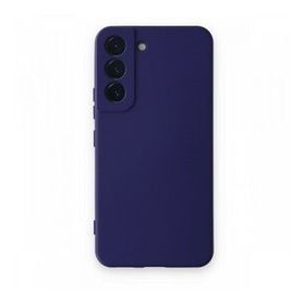 BSSM Samsung Galaxy S22 Plus Nano İçi Kadife Silikon Mor Kılıf