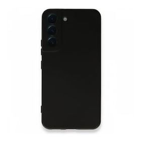 BSSM Samsung Galaxy S22 Plus Nano İçi Kadife Silikon Siyah Kılıf