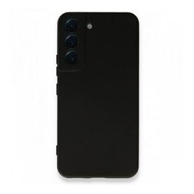 BSSM Samsung Galaxy S22 Plus Nano İçi Kadife Silikon Siyah Kılıf