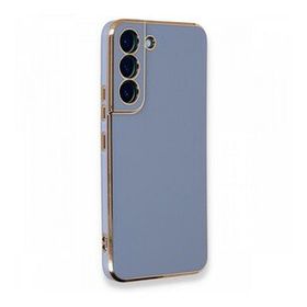 BSSM Samsung Galaxy S22 Plus Volet Silikon Mavi Kılıf