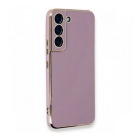 BSSM Samsung Galaxy S22 Plus Volet Silikon Mor Kılıf