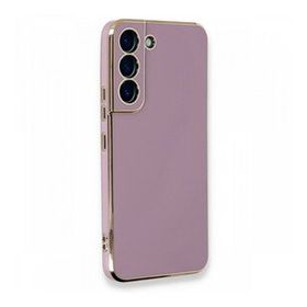 BSSM Samsung Galaxy S22 Plus Volet Silikon Mor Kılıf