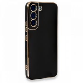 BSSM Samsung Galaxy S22 Plus Volet Silikon Siyah Kılıf
