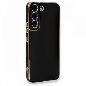 BSSM Samsung Galaxy S22 Plus Volet Silikon Siyah Kılıf