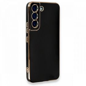BSSM Samsung Galaxy S22 Plus Volet Silikon Siyah Kılıf