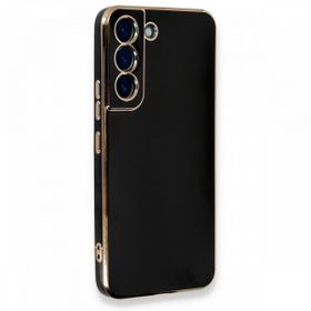 BSSM Samsung Galaxy S22 Plus Volet Silikon Siyah Kılıf