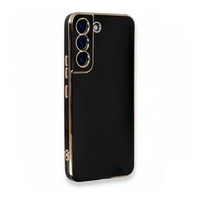 BSSM Samsung Galaxy S22 Plus Volet Silikon Siyah Kılıf