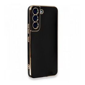 BSSM Samsung Galaxy S22 Plus Volet Silikon Siyah Kılıf